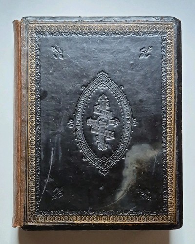 Large antique illustrated holy - antique,