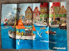 Playmobil Bauanleitung Poster Fischkutter Susanne 3551 aus den 80ern