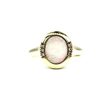 585 Gelbgold Ring Opal