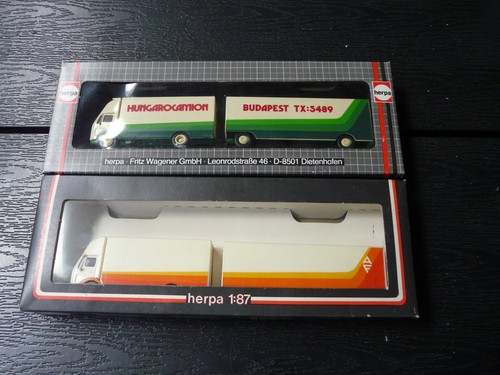 Herpa daimler benz hängerzug - daimler-benz,