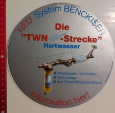 Aufkleber/Sticker A4: System Benckiser TWN Strecke Hartwasser (1504165)