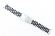 20mm Uhrenarmband Edelstahl/Plastik Bicolor Top Qualität Länge: XL