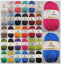 50g My Boshi Original No. 3 Strick Garn Schurwolle Stricken Häkeln GP 93,80€/1kg