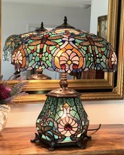 Tischlampe Kunstglas Lampe 10