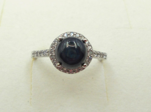 Saphir ring sterlingsilber - -,