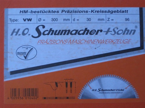 Kreissägeblatt schumacher - kreissägeblatt, +