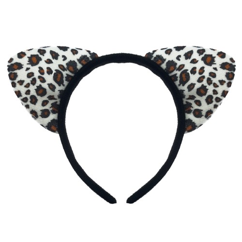 Haarreifen schnee leoparden - haarreifen,