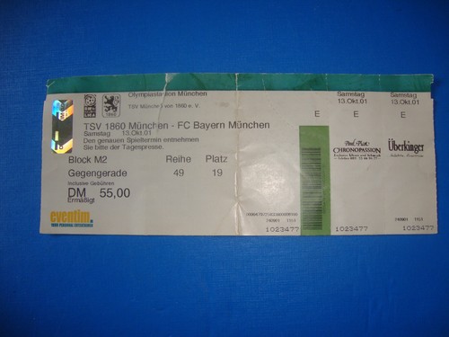 Ticket 1860 münchen - 1860,