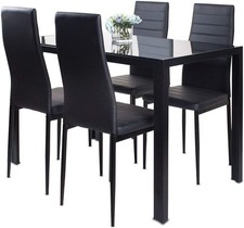 Modernes schwarzes Glas