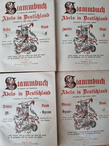 Stammbuch des deutschen adels - deutschen,