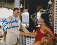 BARBARA CARRERA 007 JAMES BOND AUTHENTIC AUTOGRAPH AS FATIMA BLUSH