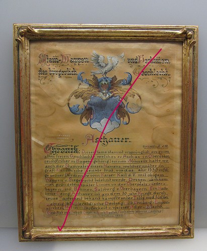 Aschauer familien wappen mit - aschauer,