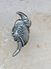 Knopf Vogel Zinnguß 1967 mit