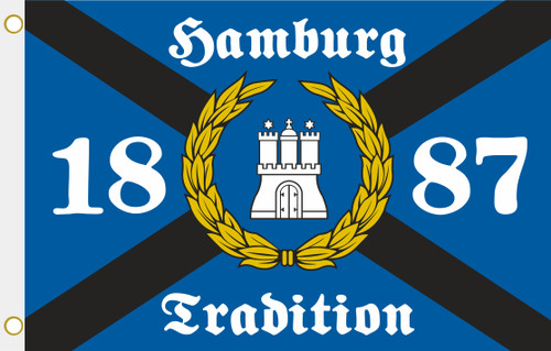 Fahne flagge hamburg tradition - hamburg,