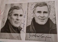 2 X GOJKO MITIC AUTOGRAMM