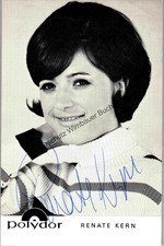 Original Autogramm Renate Kern (1945-1991) Nancy Wood /// Autogramm Autog 341091