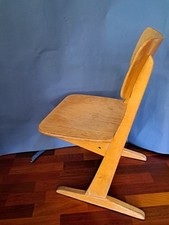 Alter Kinder Schulstuhl Holzstuhl Schreibtischstuhl, Vintage Shabby Chic