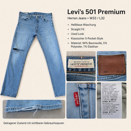 Levi 501 premium jeans - levi’s,