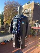 Harry Potter Ravenclaw Kostüm Mantel Umhang Krawatte Schal Zauberstab XL Unisex 