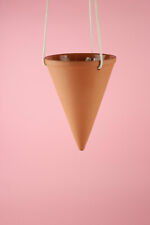 postmoderne Blumenampel Hängeampel Hängetopf Übertopf Ton 90er