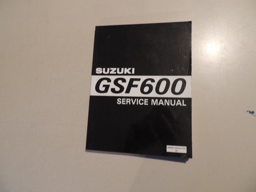 Shop manual suzuki gsf600 s - manual,