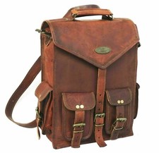 Leder Tasche Rucksack Backpack
