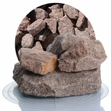 Schicker Mineral Granit Ziersplitt rot 60-180 mm 25 kg Dekosplitt Zierkies
