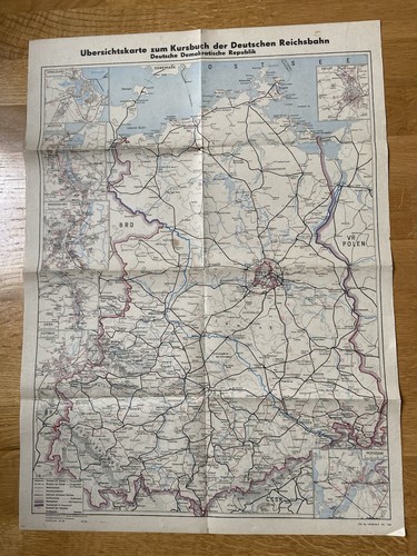 übersichtskarte zum kursbuch - Übersichtskarte,