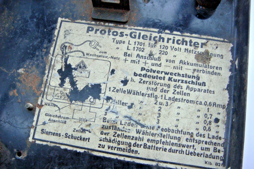 Sehr alter protos - sehr,