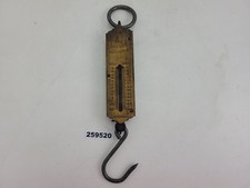 Taschenwaage Sackwaage "Pocket Balance" Kilogramm Zoll Metall Blech alt #259520