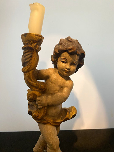 Engel putto kerzenhalter - engel,