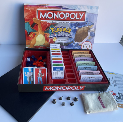 Monopoly pokemon kanto - monopoly, edition