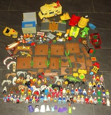 Großes PLAYMOBIL Konvolut ca. 5 KG Indianer Cowboys Bauarbeiter Wohnmobil usw.