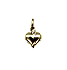 Anhänger Herz 333 Gelbgold Diamant Liebe