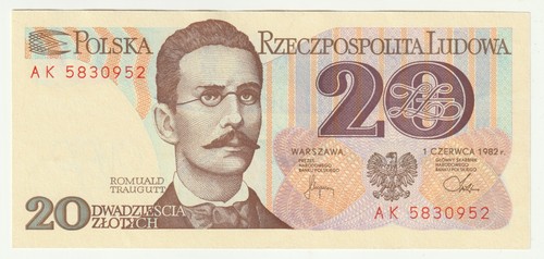 Banknote zloty 1982 - banknote,