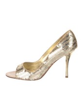 SERGIO ROSSI Metallic & Gold