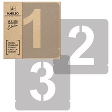 Zahlen Schablonen // 250mm Sans Ziffern // Alphabet Nummern Schriftzug Vorlage