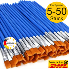 Pinselset Flachpinsel fein Künstlerpinsel Acryl Malpinsel Malen Zeichen Aquarell