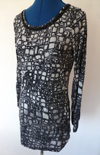 Langarmshirt Perlenborte Retro