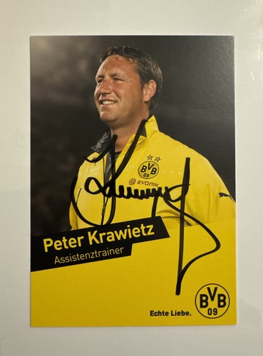 Autogrammkarte peter krawietz - autogrammkarte,