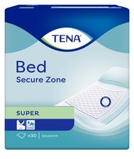 TENA Bed Secure Zone Super 60 x 60 cm Bettunterlage (30 Stück)