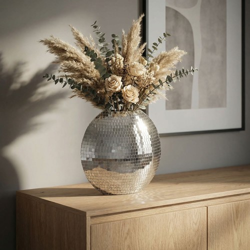 Vase tischvase 40cm - vase, metall