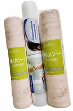 3x Rutschhemmende Schrankeinlage / Schubladeneinlage Milchweiß & Rosa  *NEU*