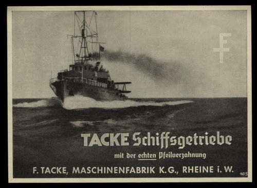 Alte werbung 1942 tacke - alte,