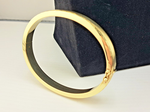 Gelbgold armreif 333 oval - gelbgold,