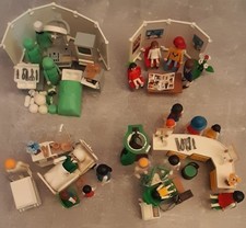 Playmobil Zahnarzt 3762-A, OP Saal 3459-A, Krankenzimmer 3495, gebraucht