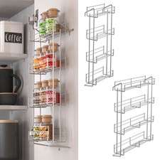 Gewürzregal Gewürzhalter Wand Schrank Küchenregal Metall 12 oder 24 Gewürzgläser