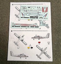 De Havilland Canada DHC 6 Twin Otter Decalsatz General Air Hamburg in 1:144