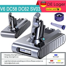 SONY 9000mAh Akku Für DYSON V6 DC59 DC62 DC61 DC58 SV03 SV04 Li-Ion LED-Anzeige