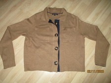 Strickjacke° Leo &Ugo° Gr. 36 / S / 2 ° Cognac braun